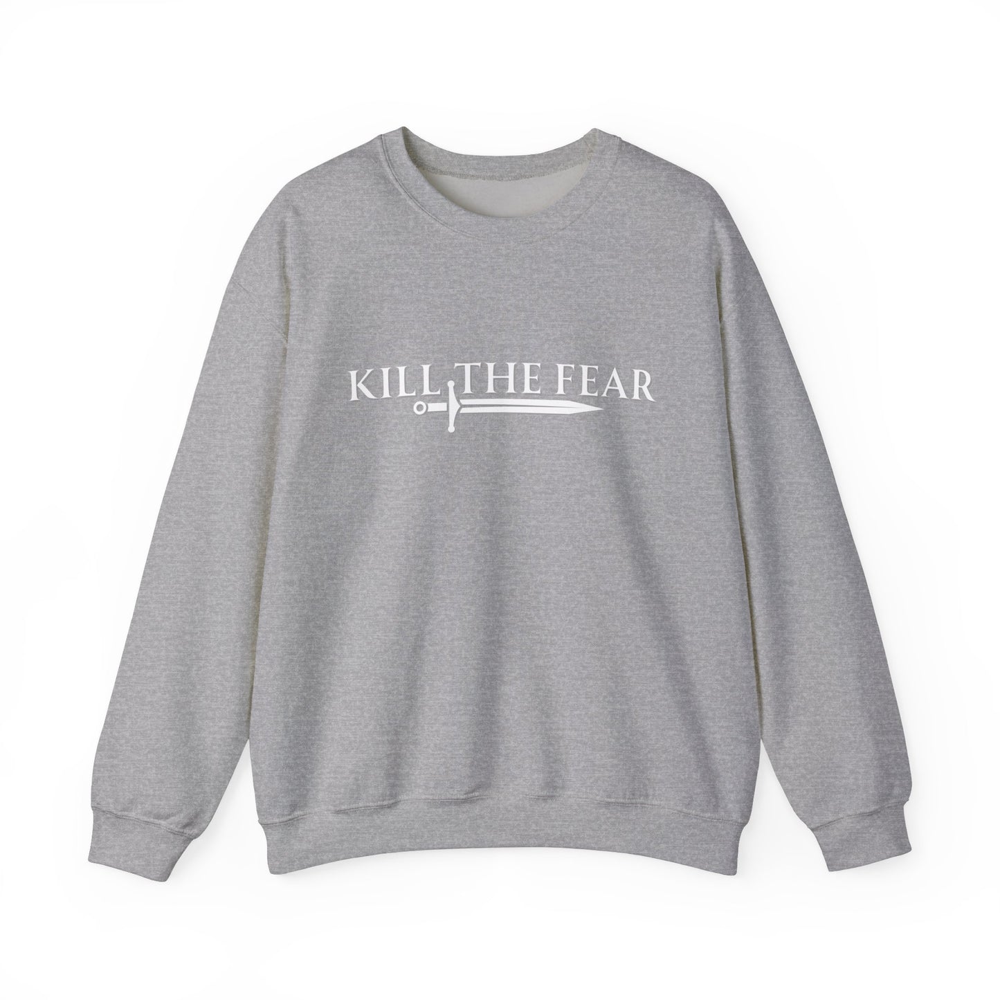 Kill the Fear w/ Sword - Unisex Crewneck Sweatshirt