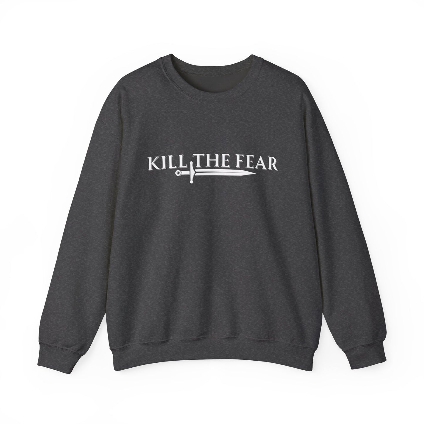 Kill the Fear w/ Sword - Unisex Crewneck Sweatshirt