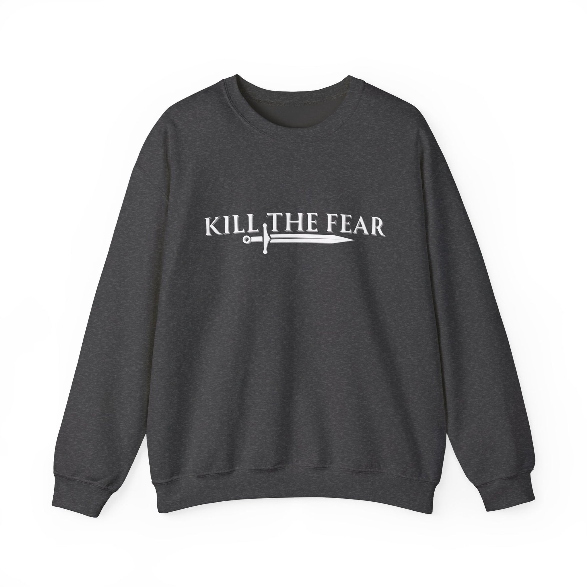 Kill the Fear w/ Sword - Unisex Crewneck Sweatshirt