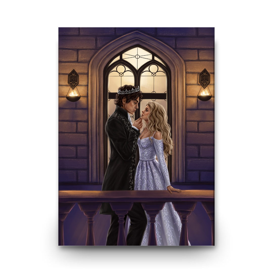 Balcony Scene Art Print- Torryn and Lysta