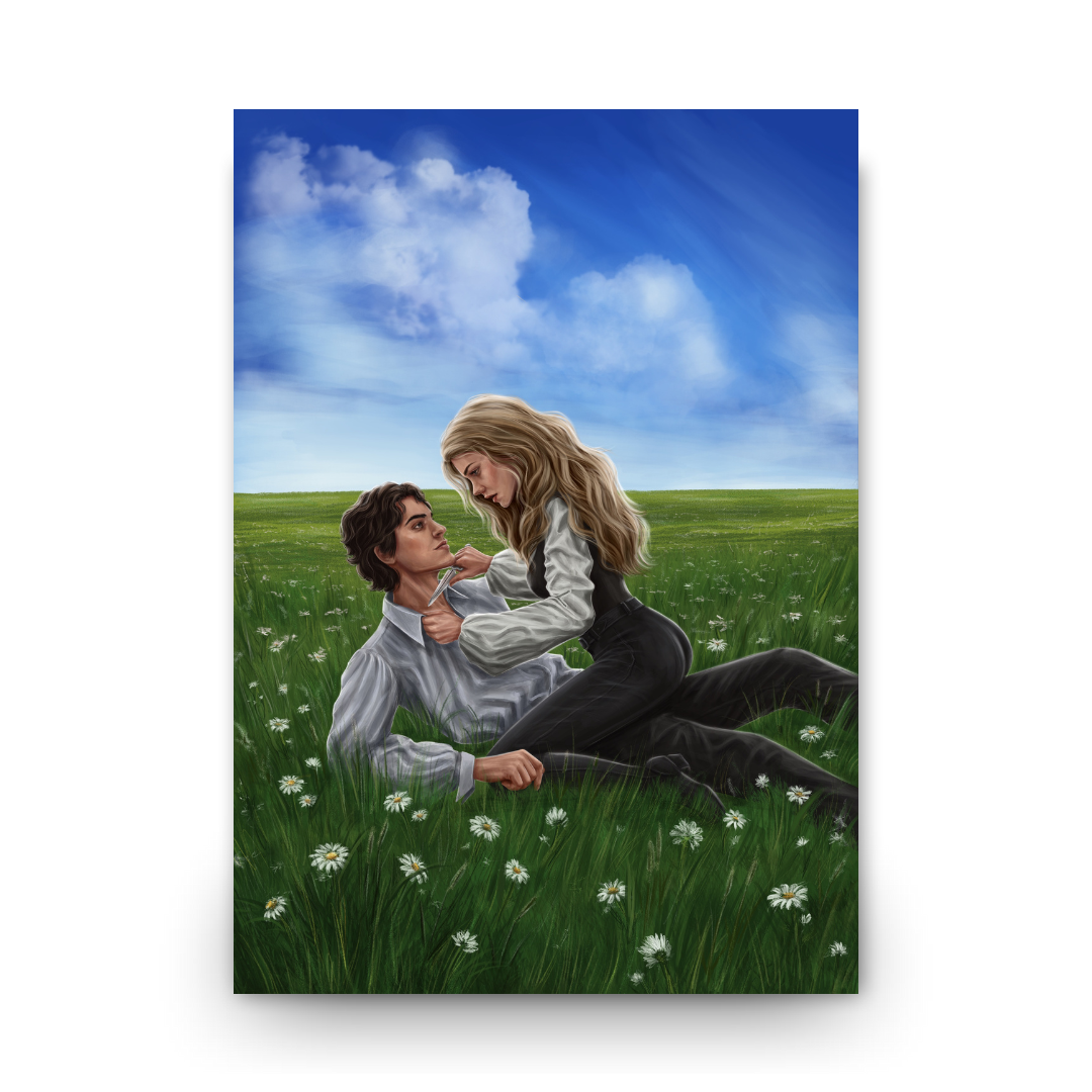 Field Scene Art Print- Torryn and Lysta