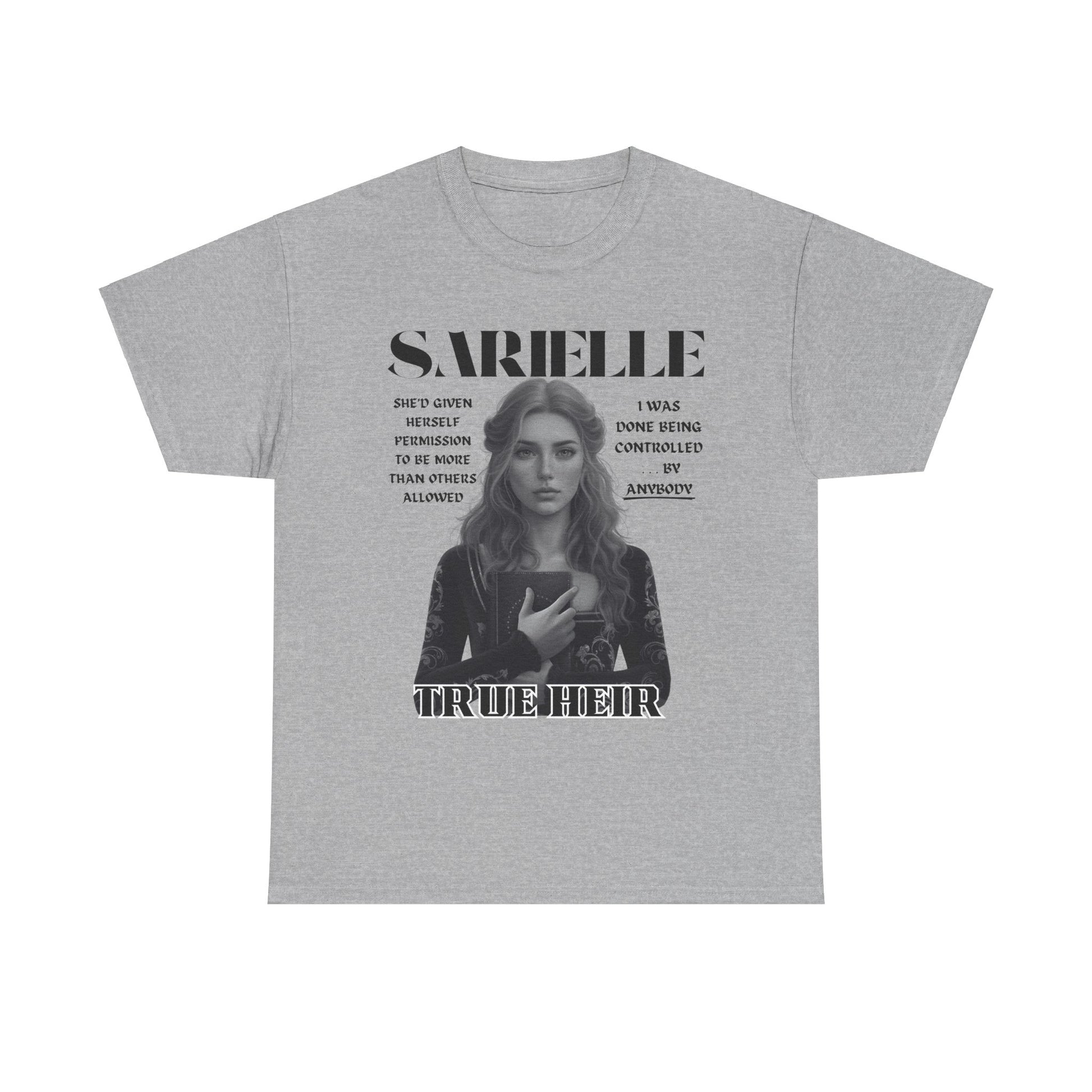 Sarielle - B&W Character Collection - Unisex Heavy Cotton Tee