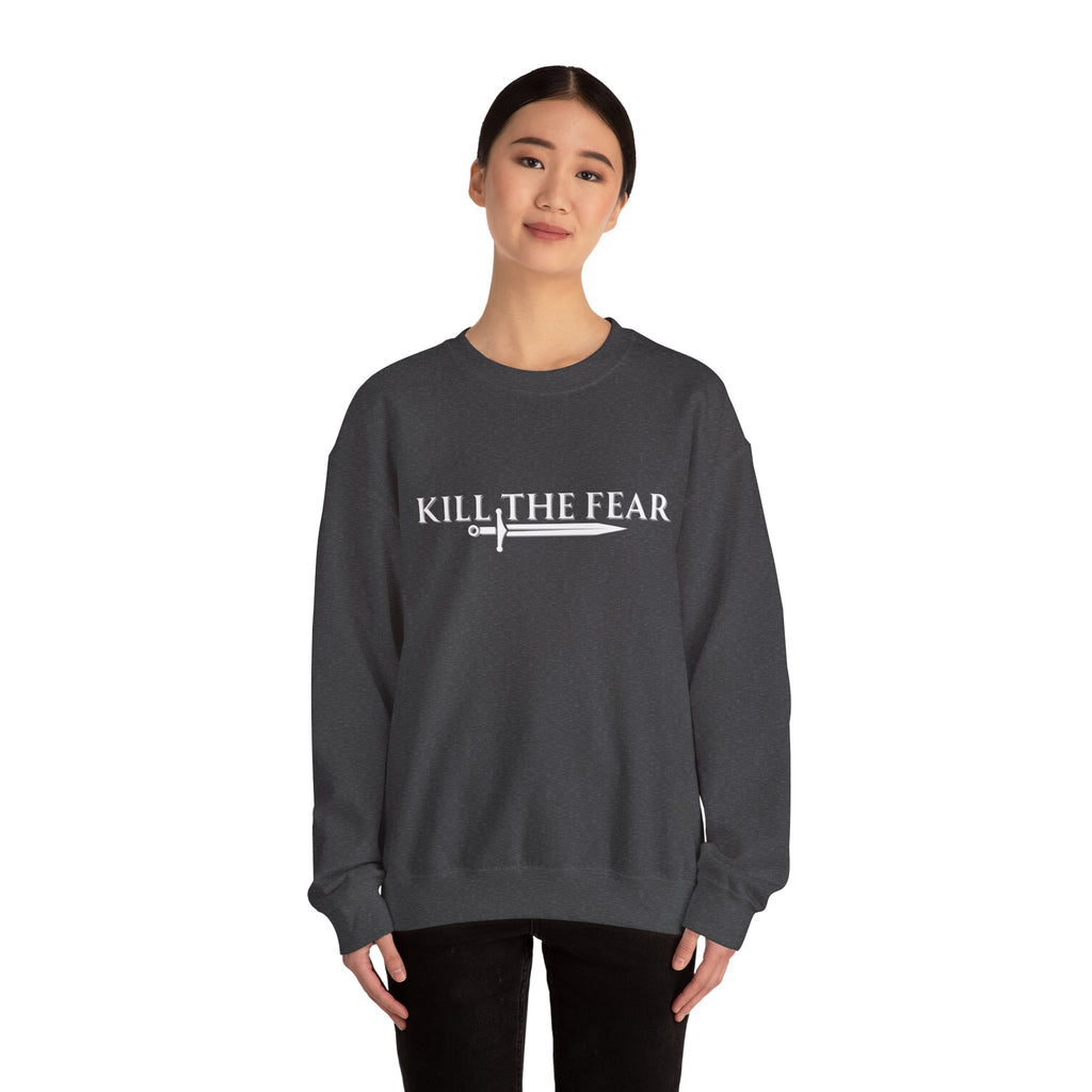 Kill the Fear w/ Sword - Unisex Crewneck Sweatshirt