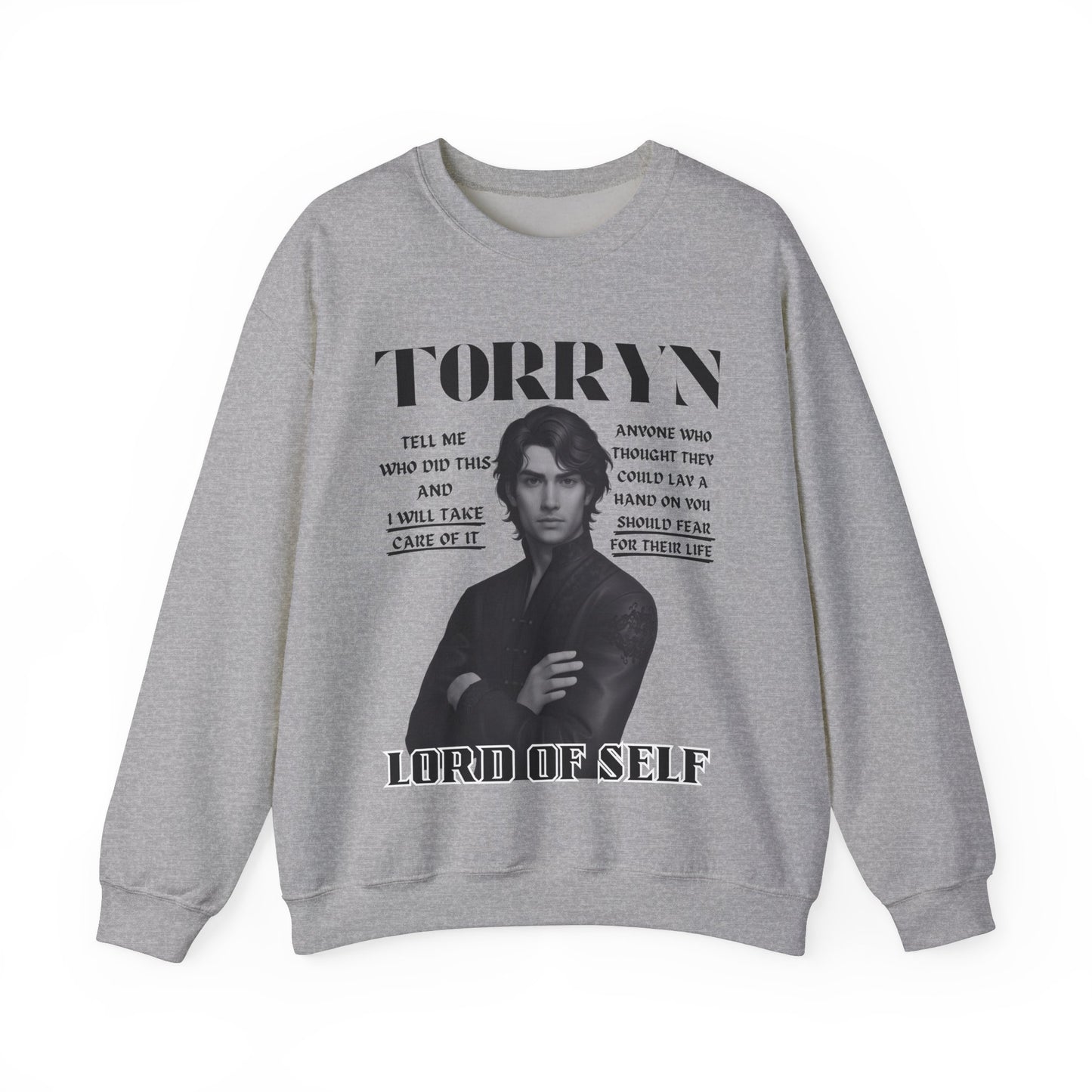 Torryn - B&W Character Collection - Unisex Crewneck Sweatshirt