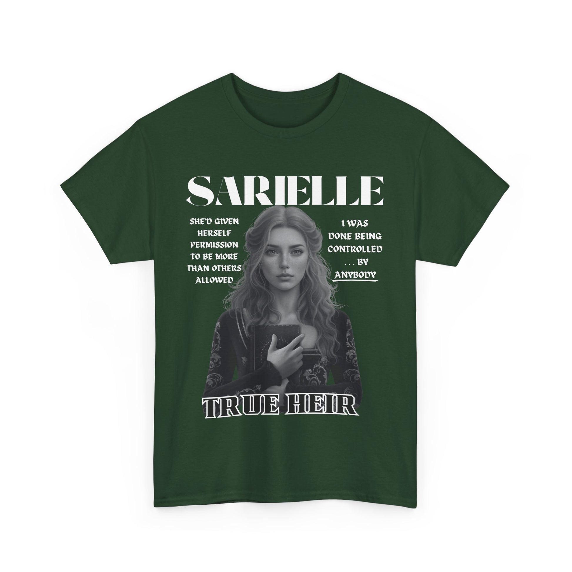 Sarielle - B&W Character Collection - Unisex Heavy Cotton Tee