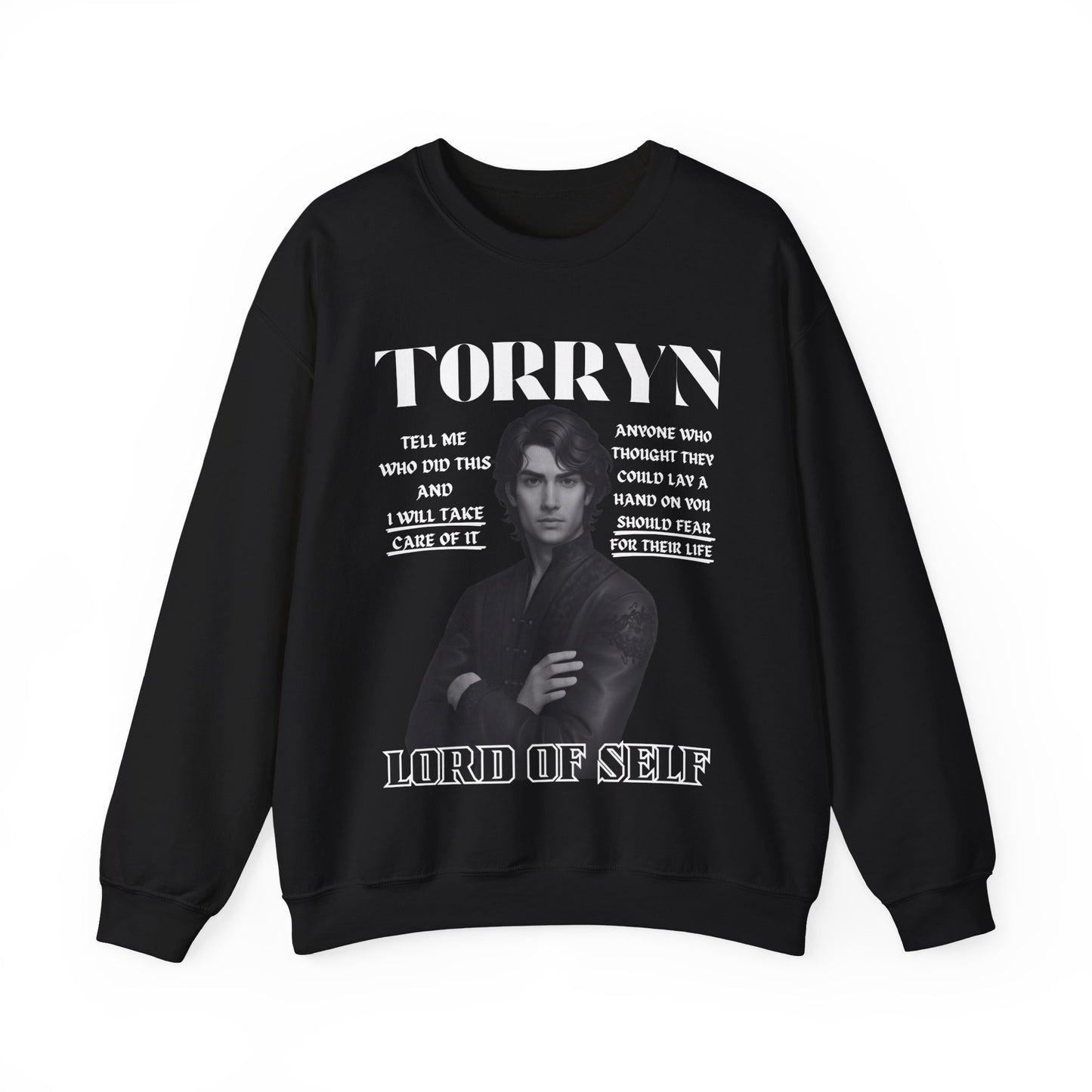 Torryn - B&W Character Collection - Unisex Crewneck Sweatshirt