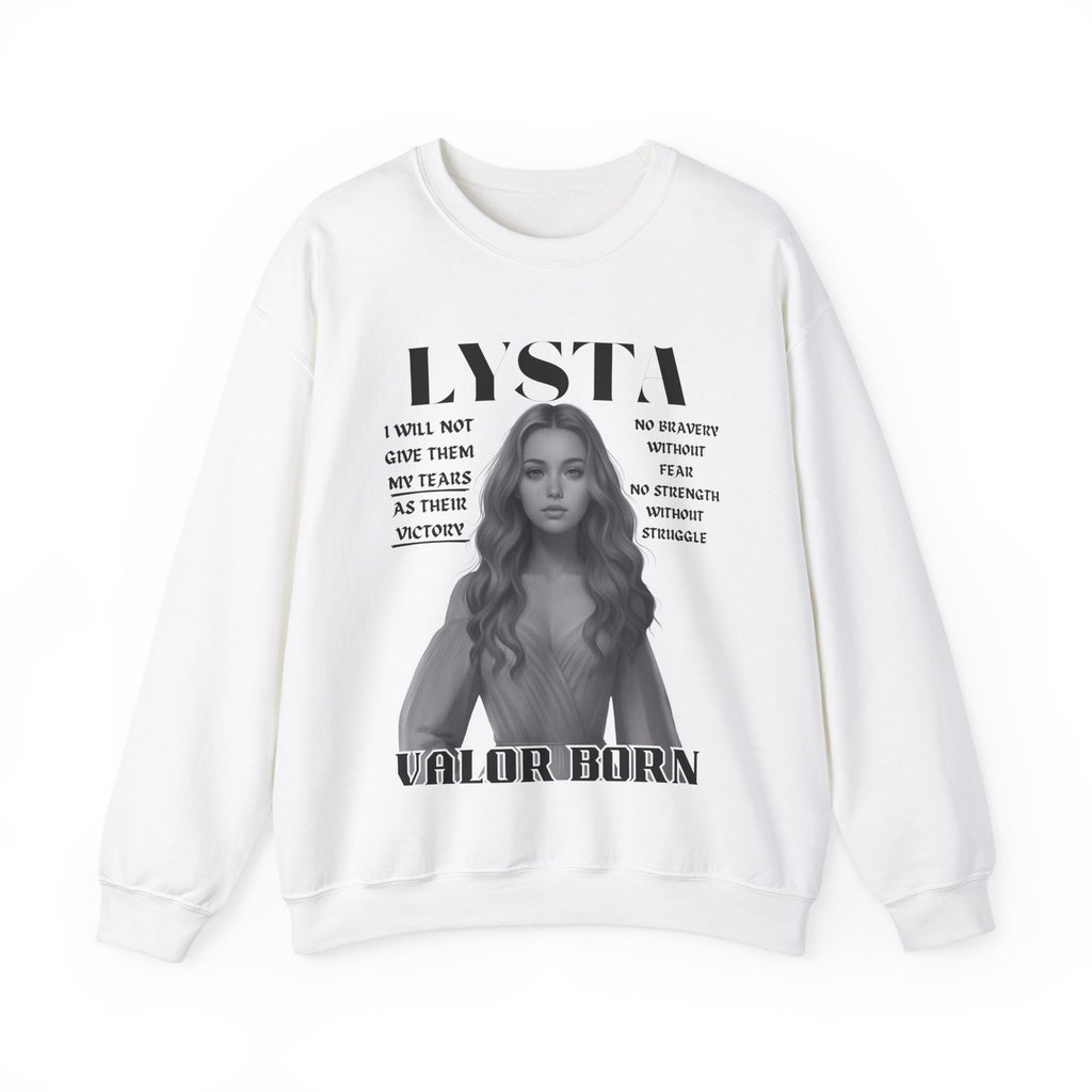 Lysta - B&W Character Collection - Unisex Crewneck Sweatshirt