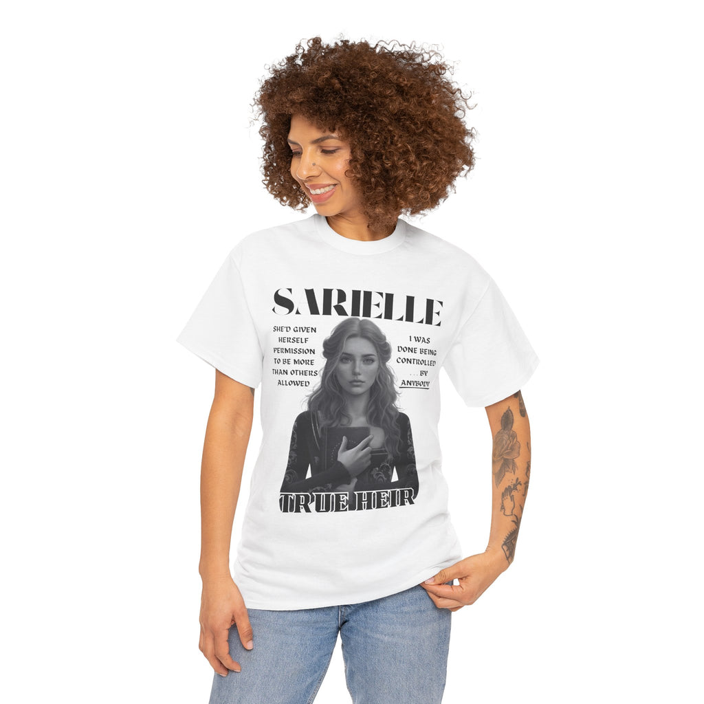 Sarielle - B&W Character Collection - Unisex Heavy Cotton Tee