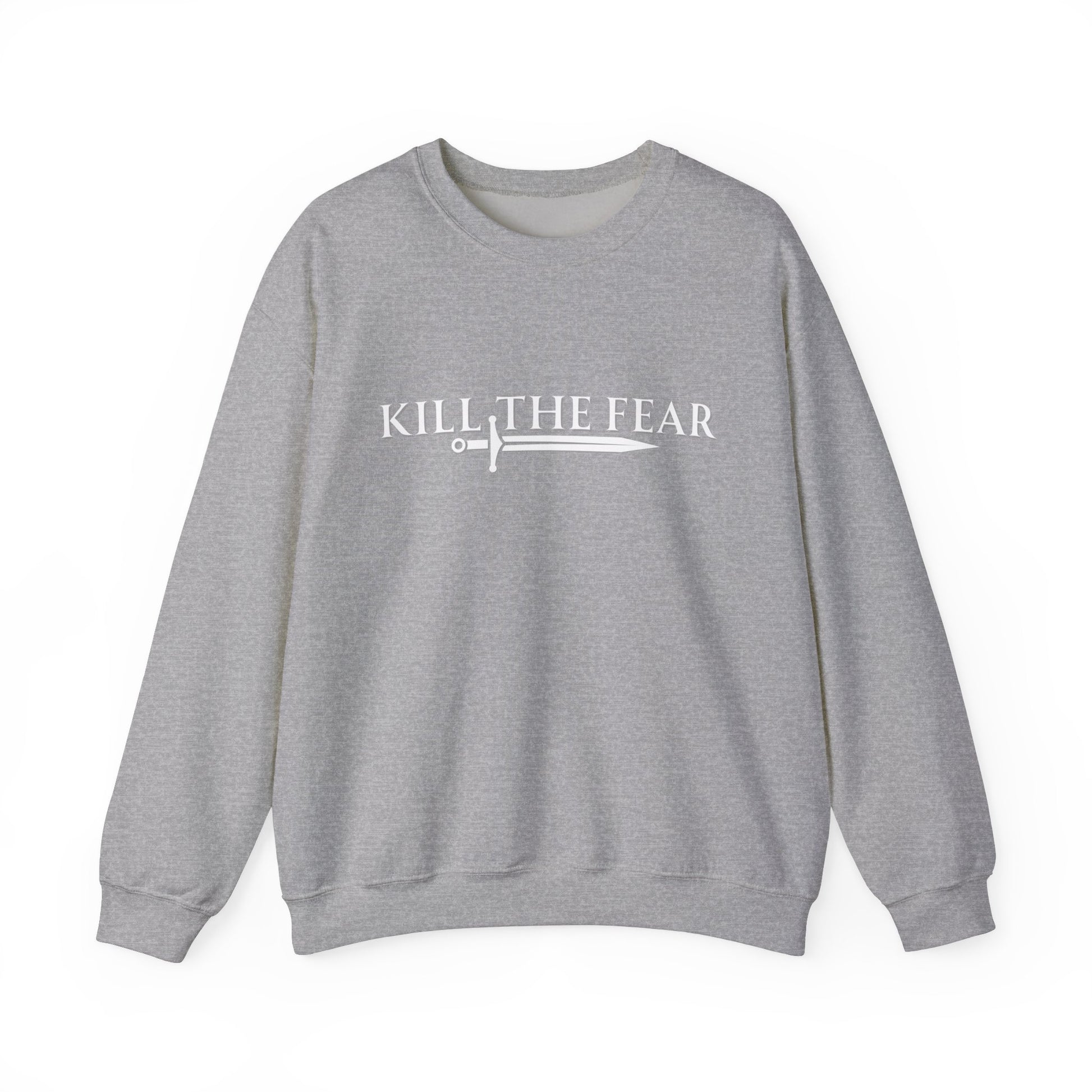 Kill the Fear w/ Sword - Unisex Crewneck Sweatshirt