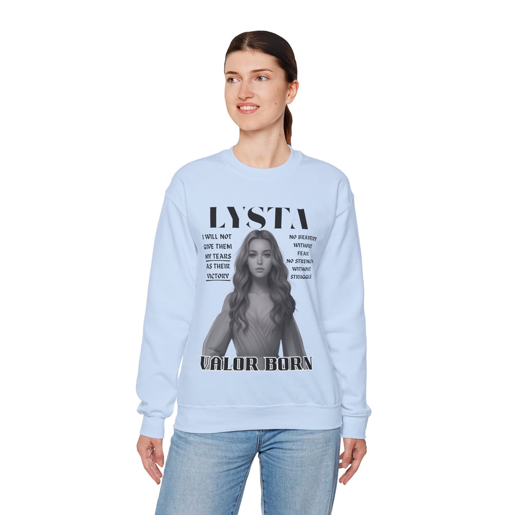 Lysta - B&W Character Collection - Unisex Crewneck Sweatshirt