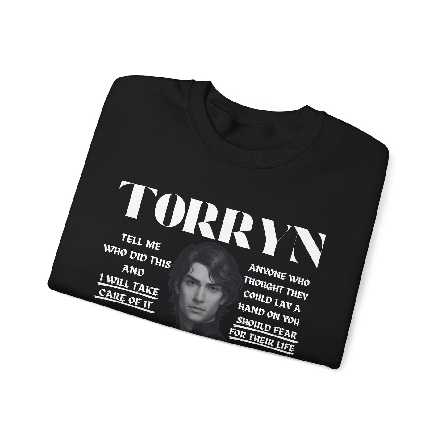 Torryn - B&W Character Collection - Unisex Crewneck Sweatshirt