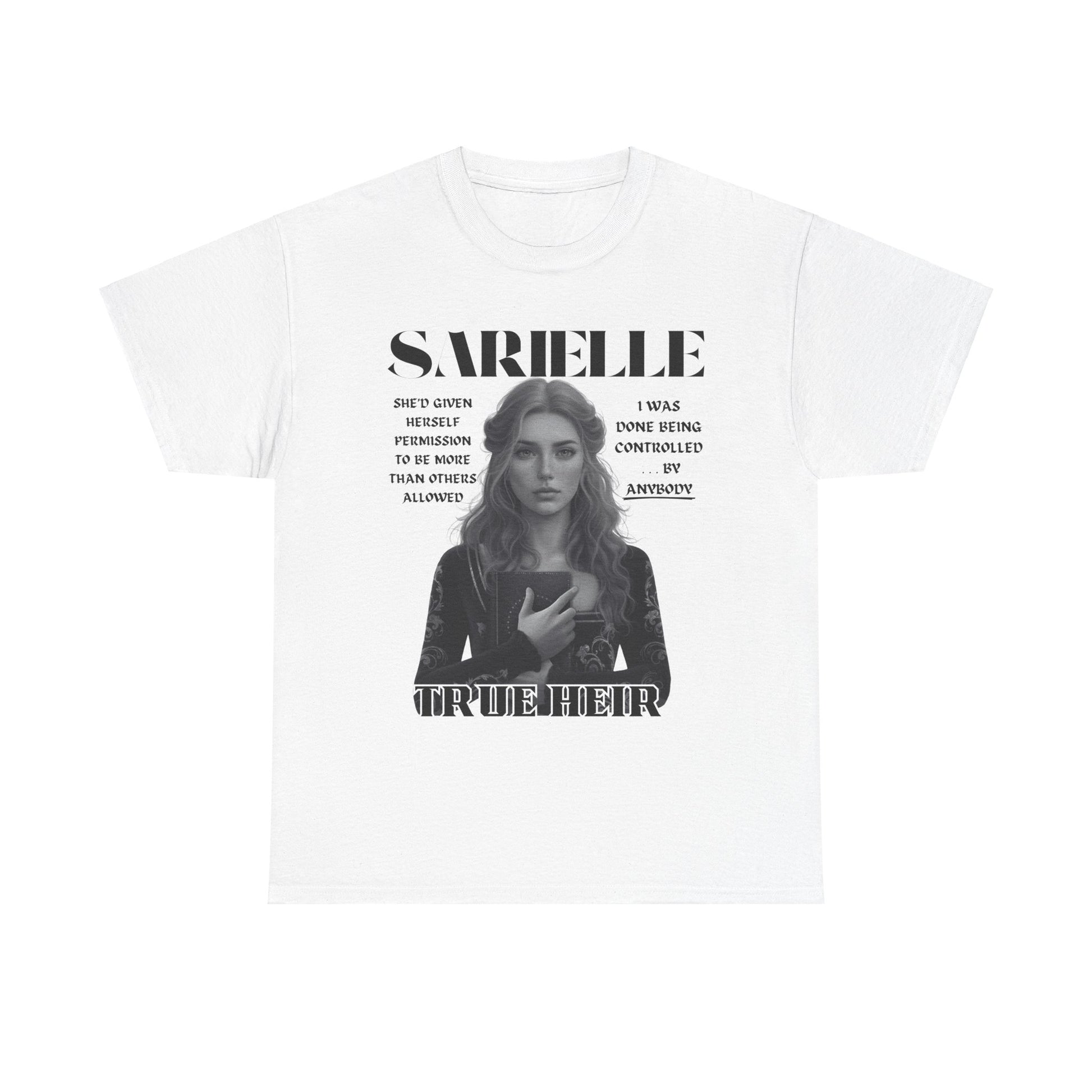 Sarielle - B&W Character Collection - Unisex Heavy Cotton Tee