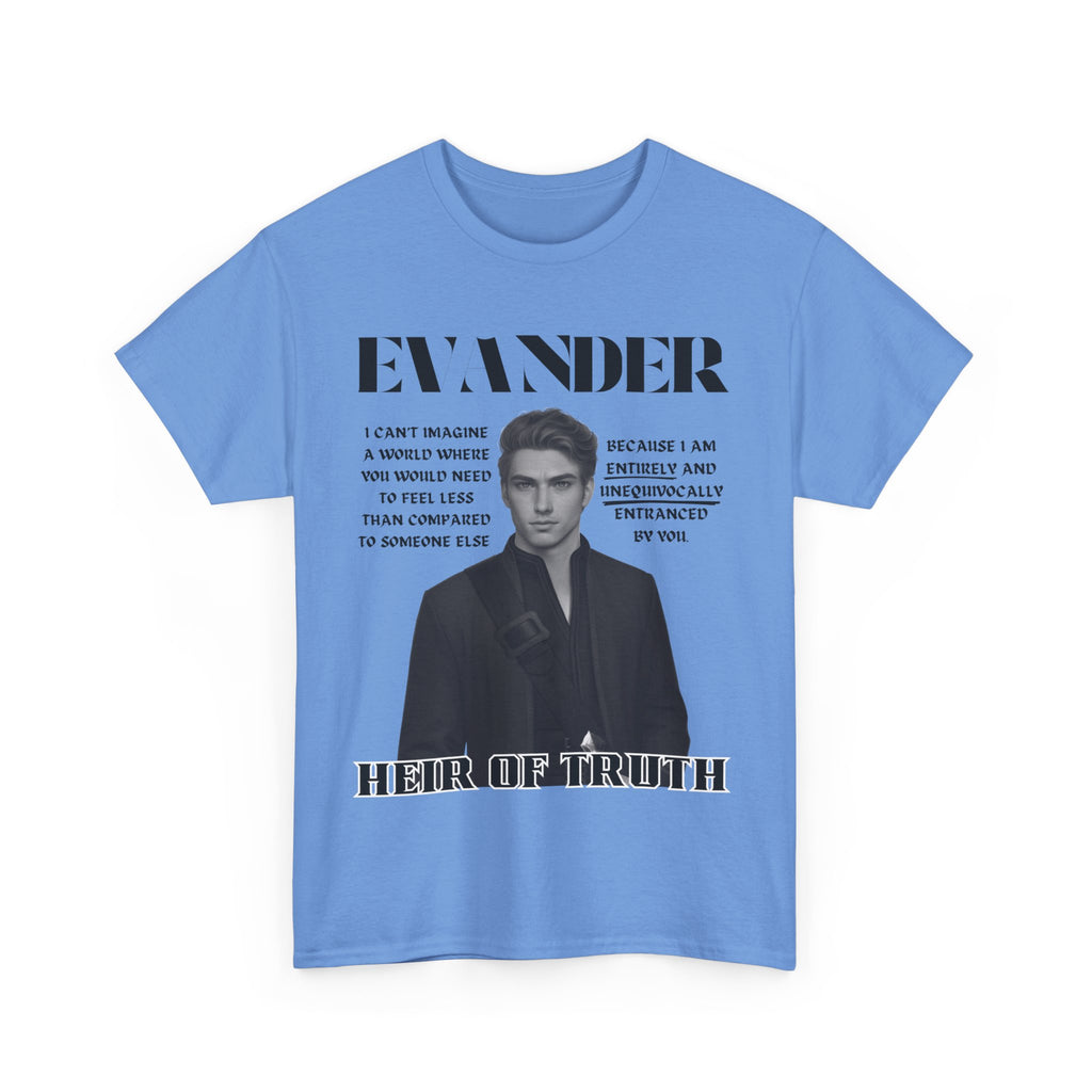 Evander - B&W Character Collection - Unisex Heavy Cotton Tee