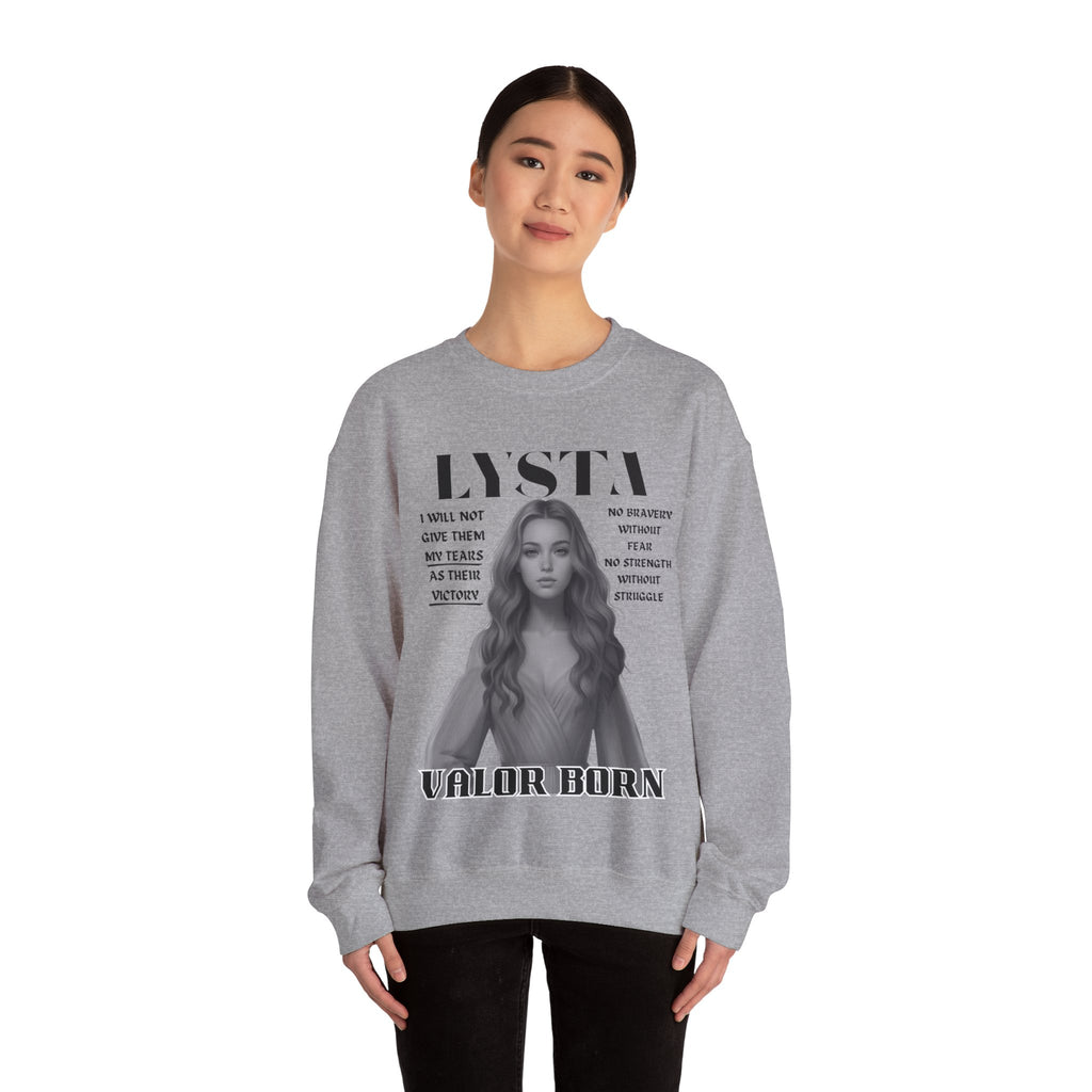 Lysta - B&W Character Collection - Unisex Crewneck Sweatshirt
