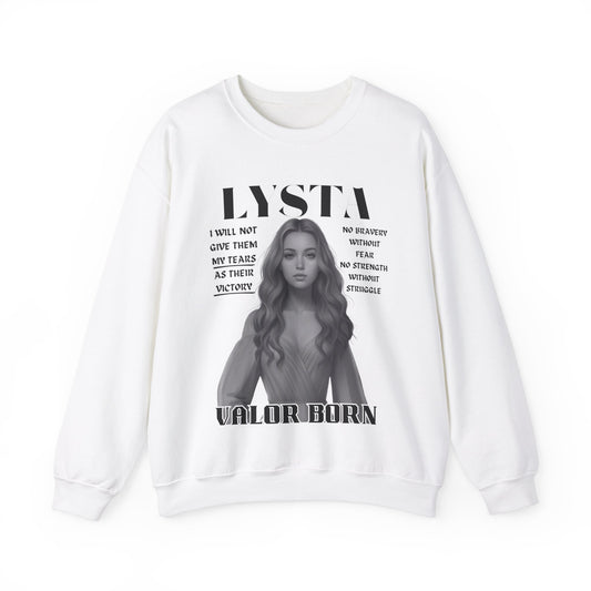 Lysta - B&W Character Collection - Unisex Crewneck Sweatshirt