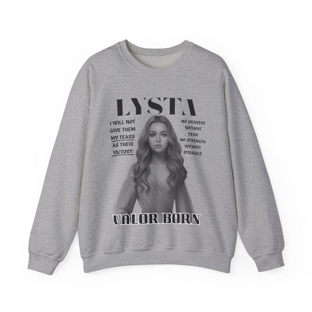 Lysta - B&W Character Collection - Unisex Crewneck Sweatshirt