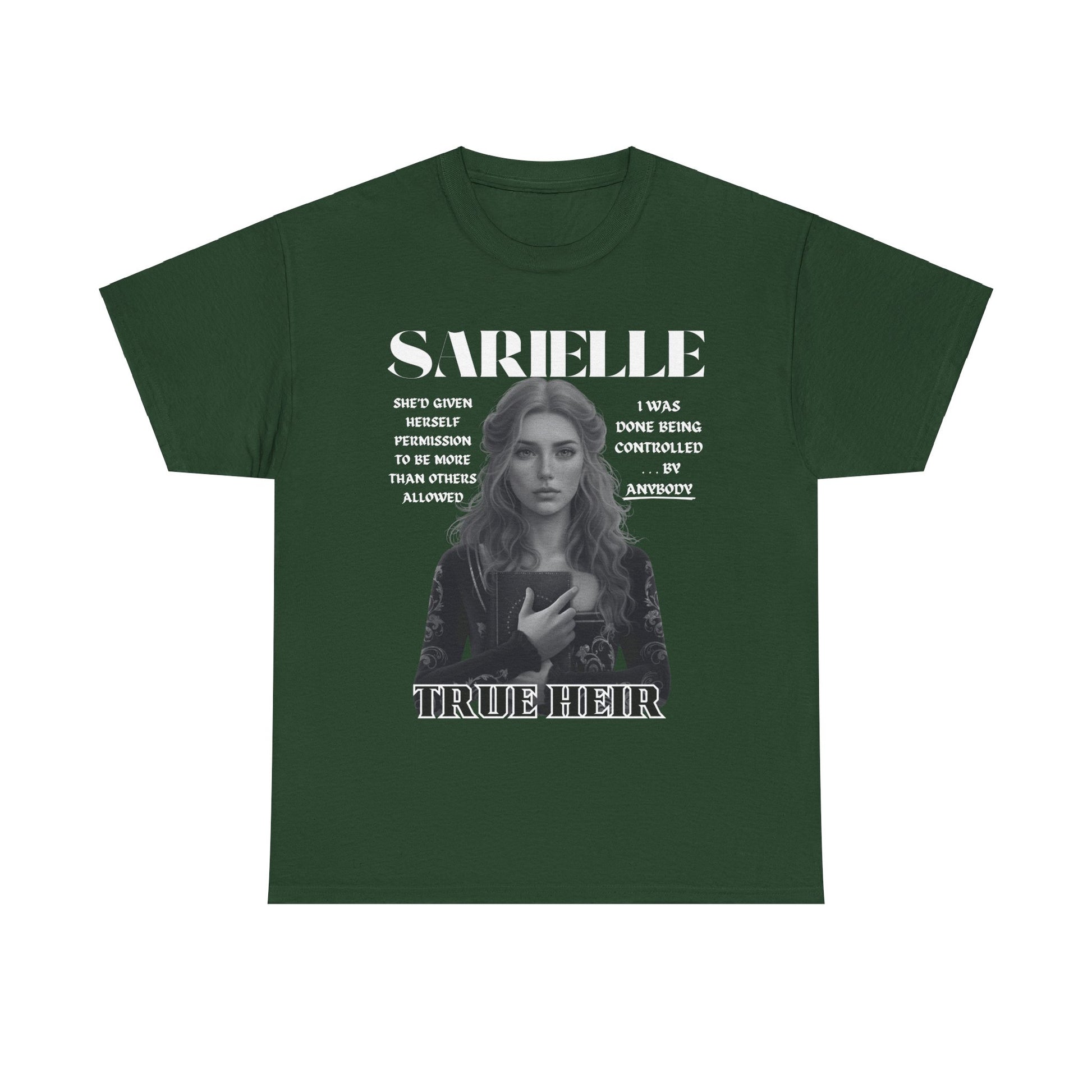 Sarielle - B&W Character Collection - Unisex Heavy Cotton Tee