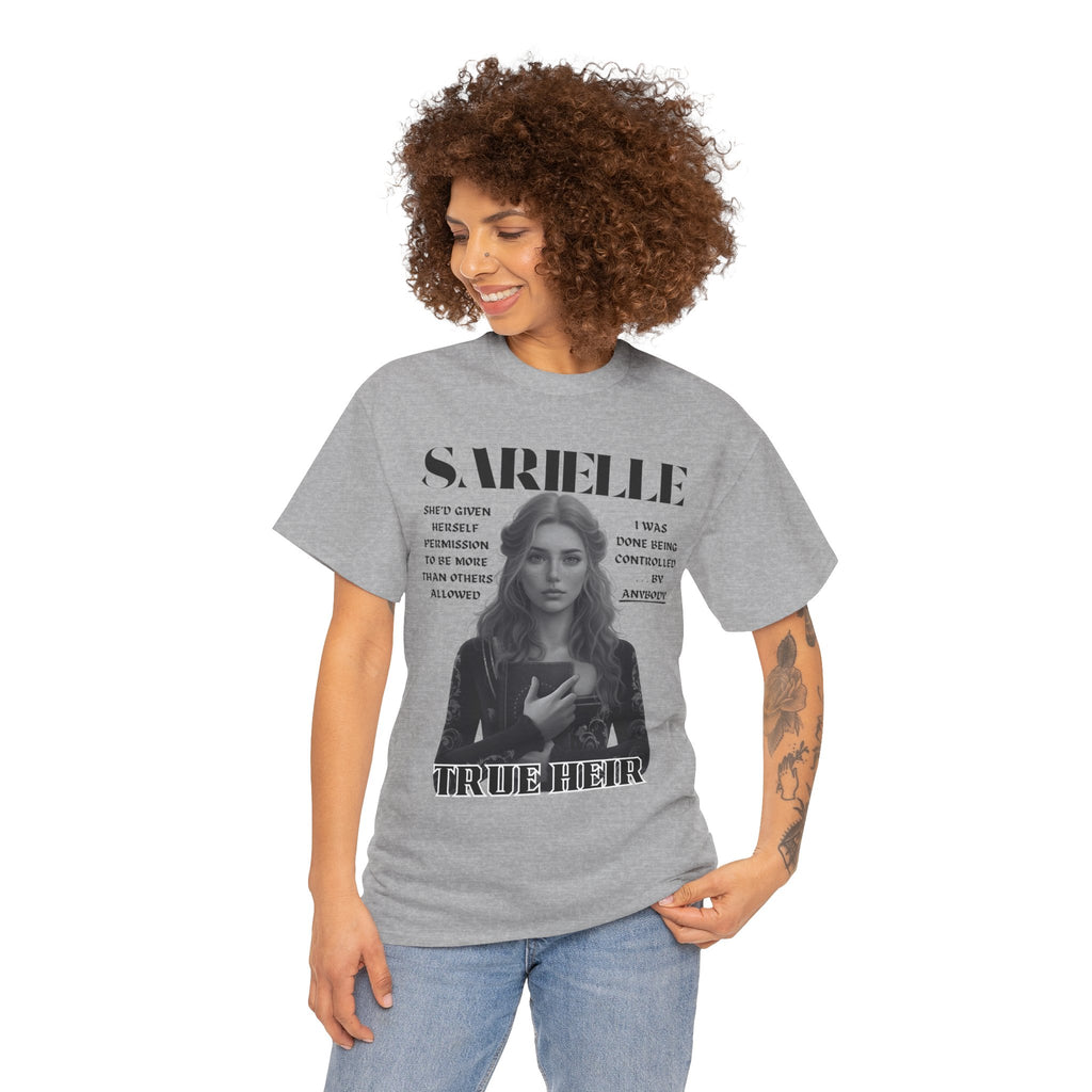Sarielle - B&W Character Collection - Unisex Heavy Cotton Tee