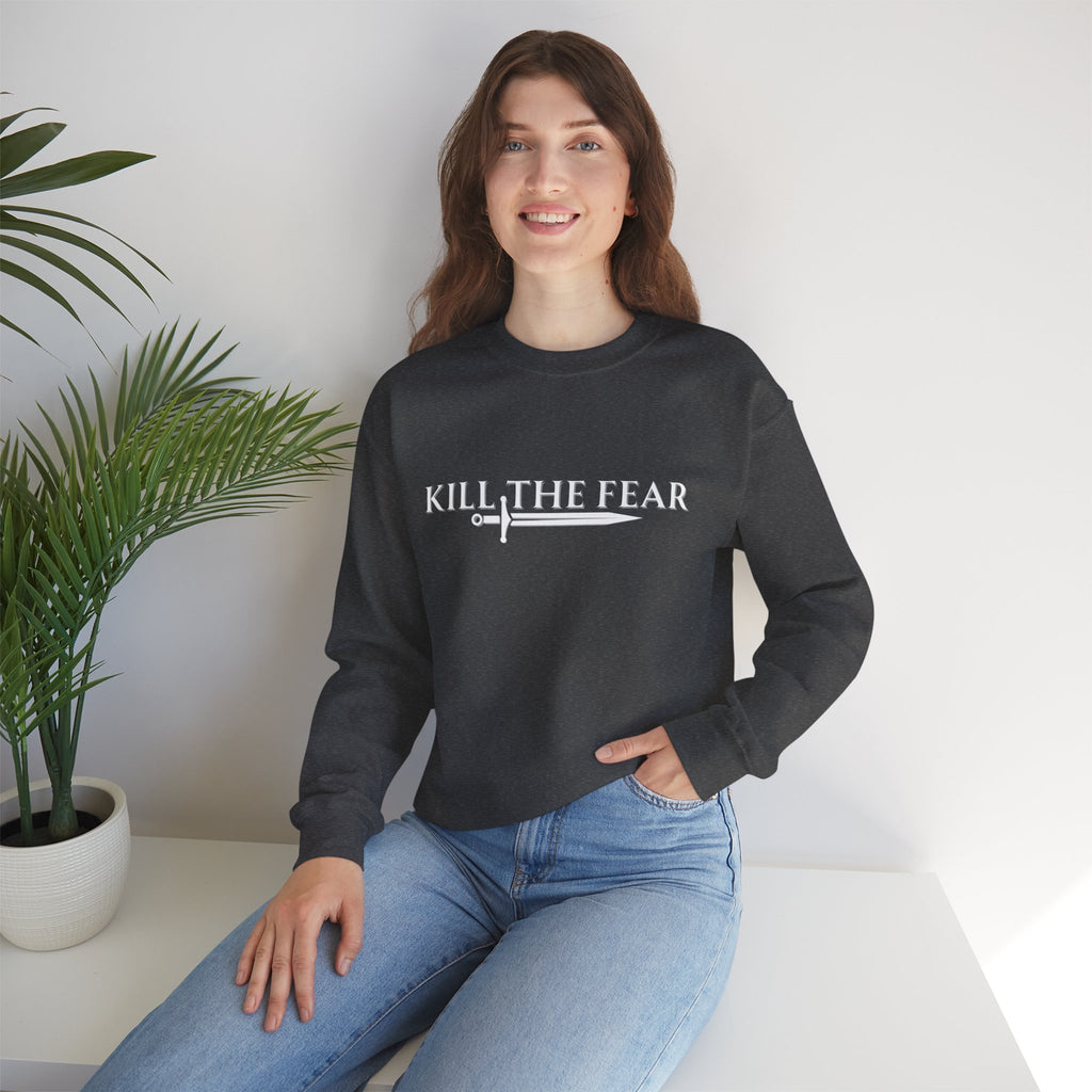 Kill the Fear w/ Sword - Unisex Crewneck Sweatshirt