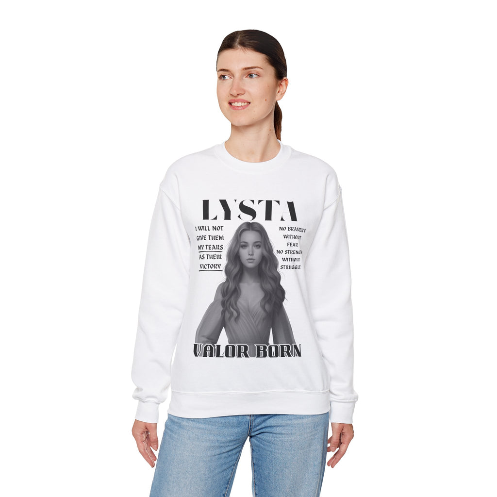 Lysta - B&W Character Collection - Unisex Crewneck Sweatshirt