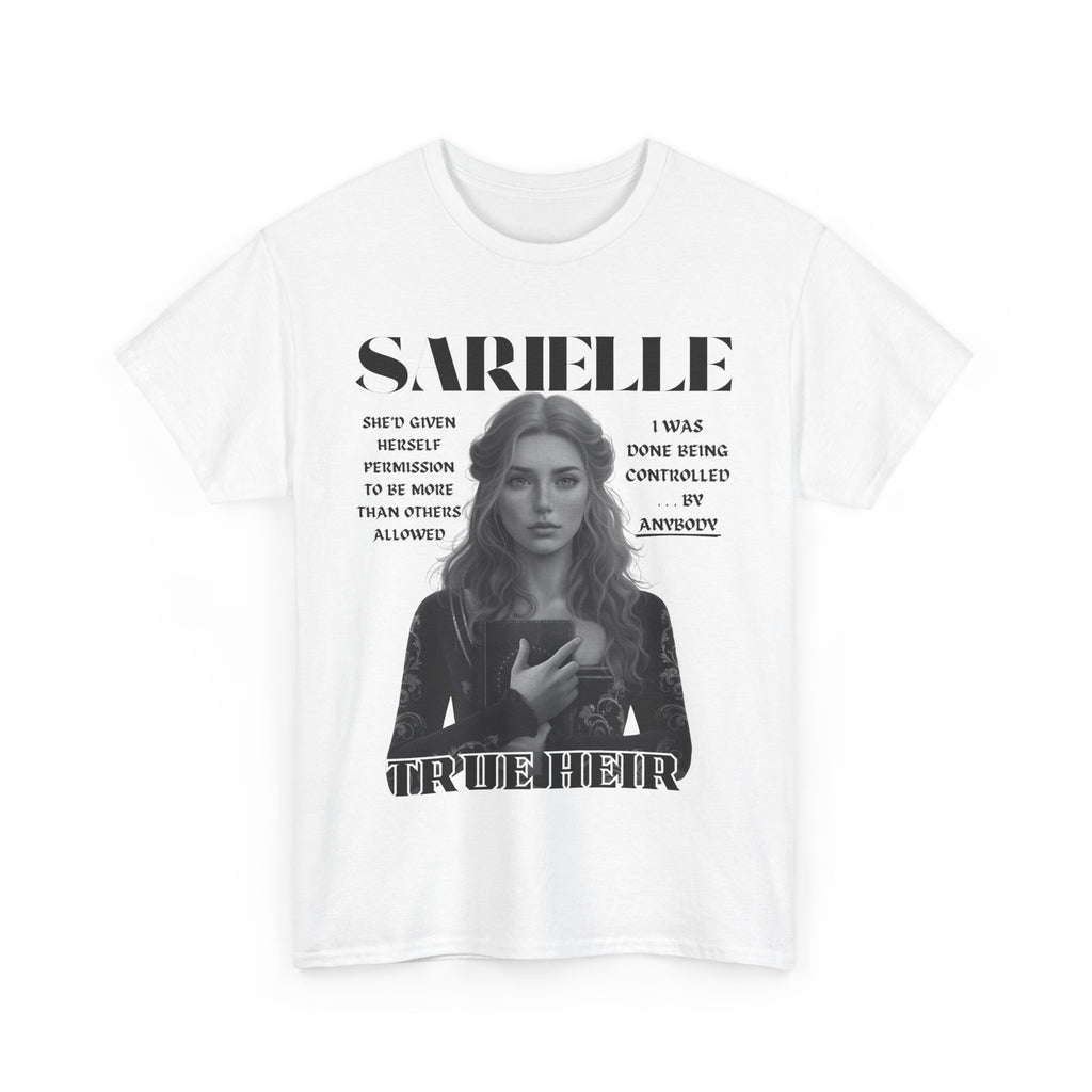 Sarielle - B&W Character Collection - Unisex Heavy Cotton Tee