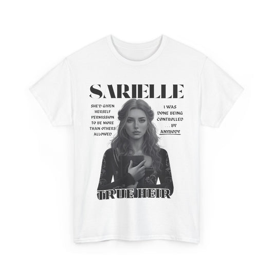 Sarielle - B&W Character Collection - Unisex Heavy Cotton Tee