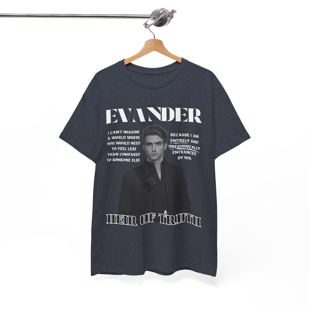 Evander - B&W Character Collection - Unisex Heavy Cotton Tee