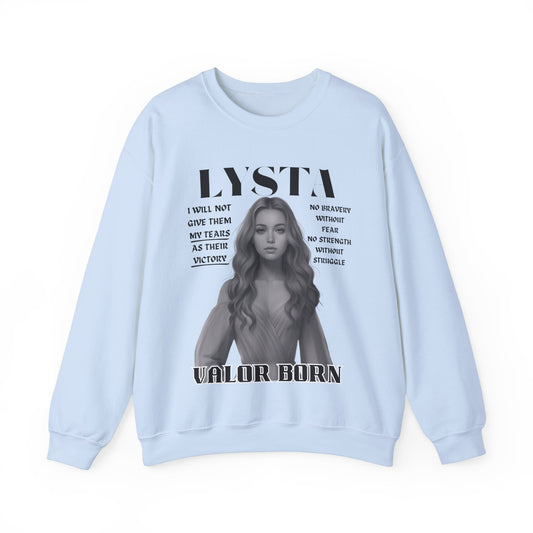 Lysta - B&W Character Collection - Unisex Crewneck Sweatshirt