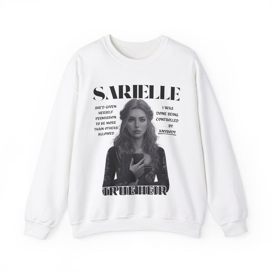 Sarielle - B&W Character Collection - Unisex Crewneck Sweatshirt