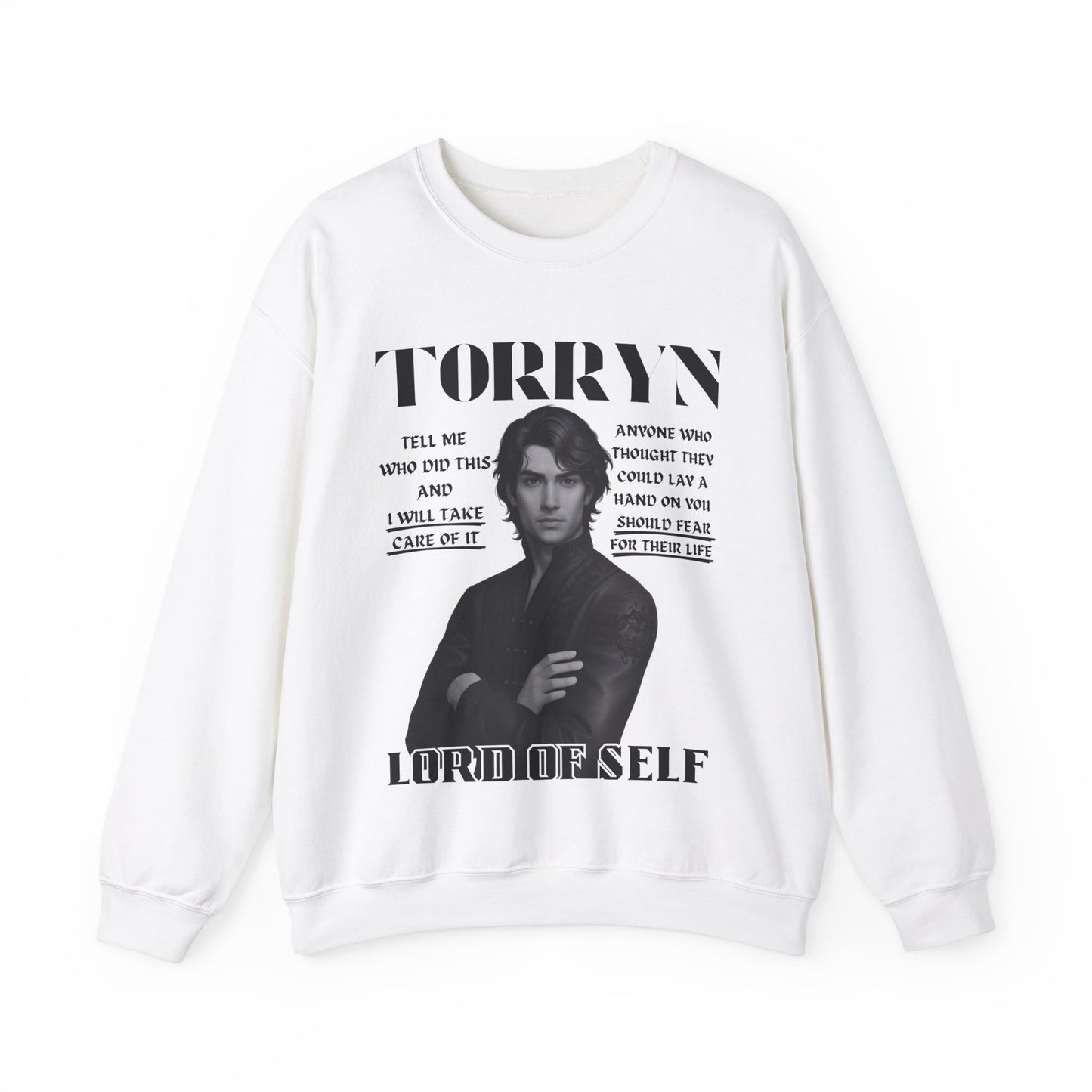 Torryn - B&W Character Collection - Unisex Crewneck Sweatshirt