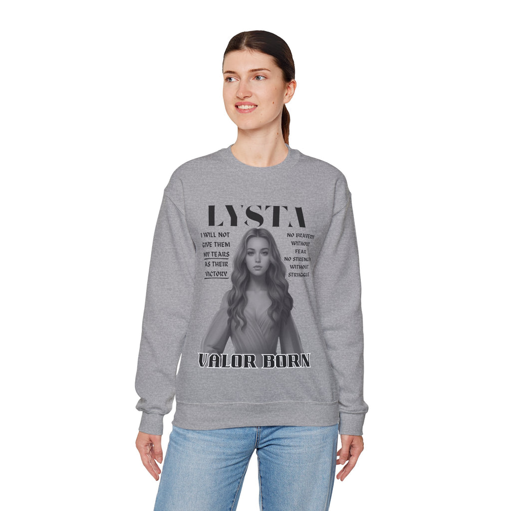 Lysta - B&W Character Collection - Unisex Crewneck Sweatshirt