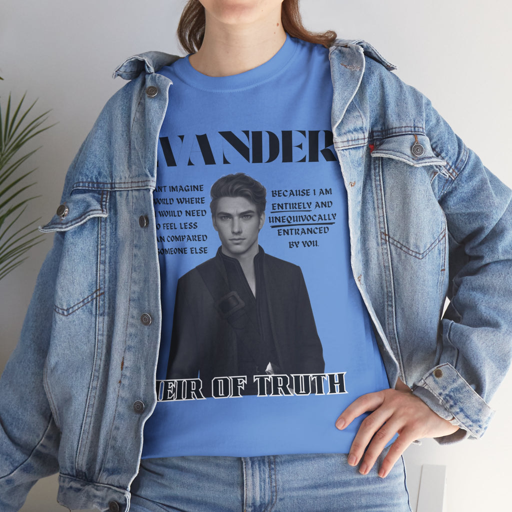 Evander - B&W Character Collection - Unisex Heavy Cotton Tee