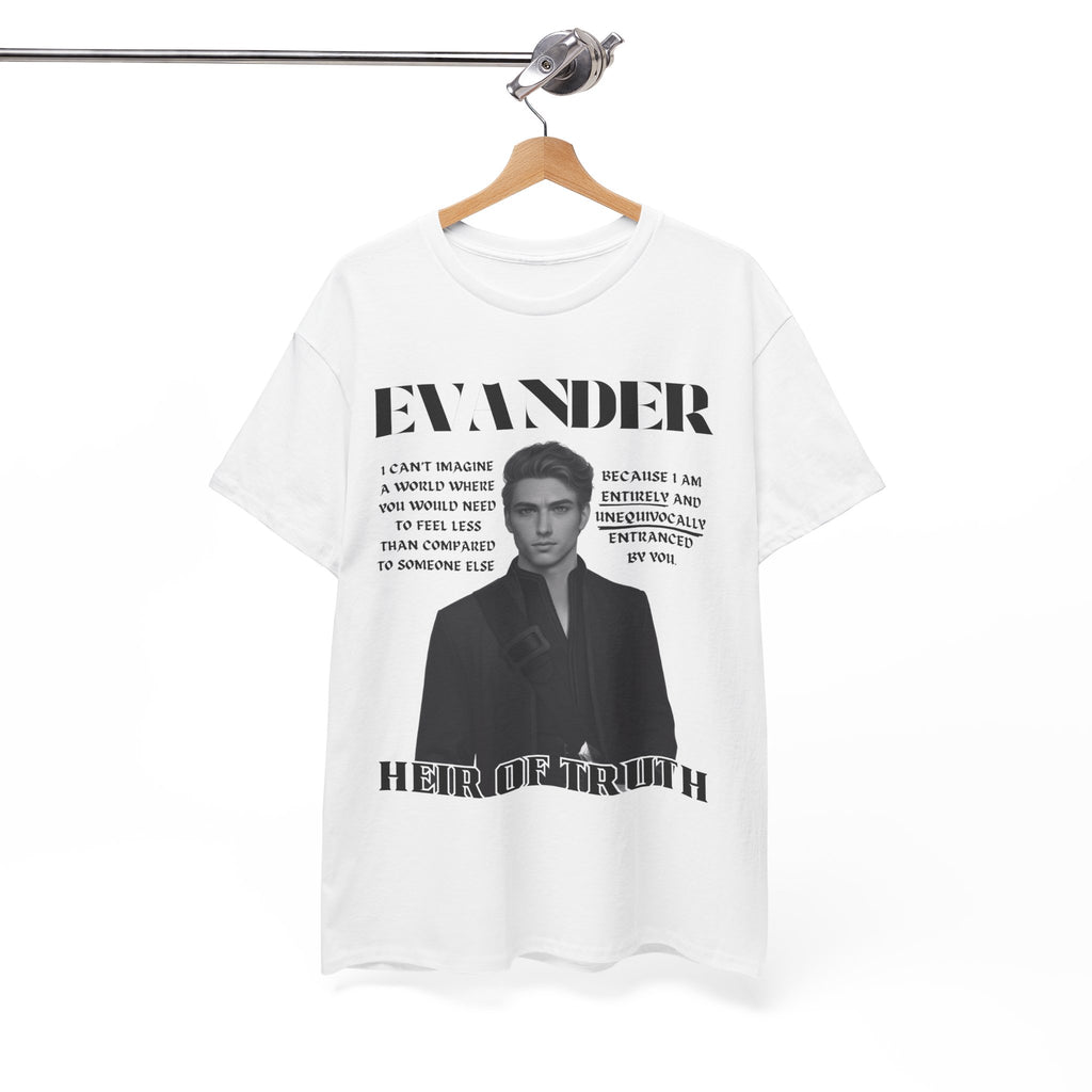Evander - B&W Character Collection - Unisex Heavy Cotton Tee