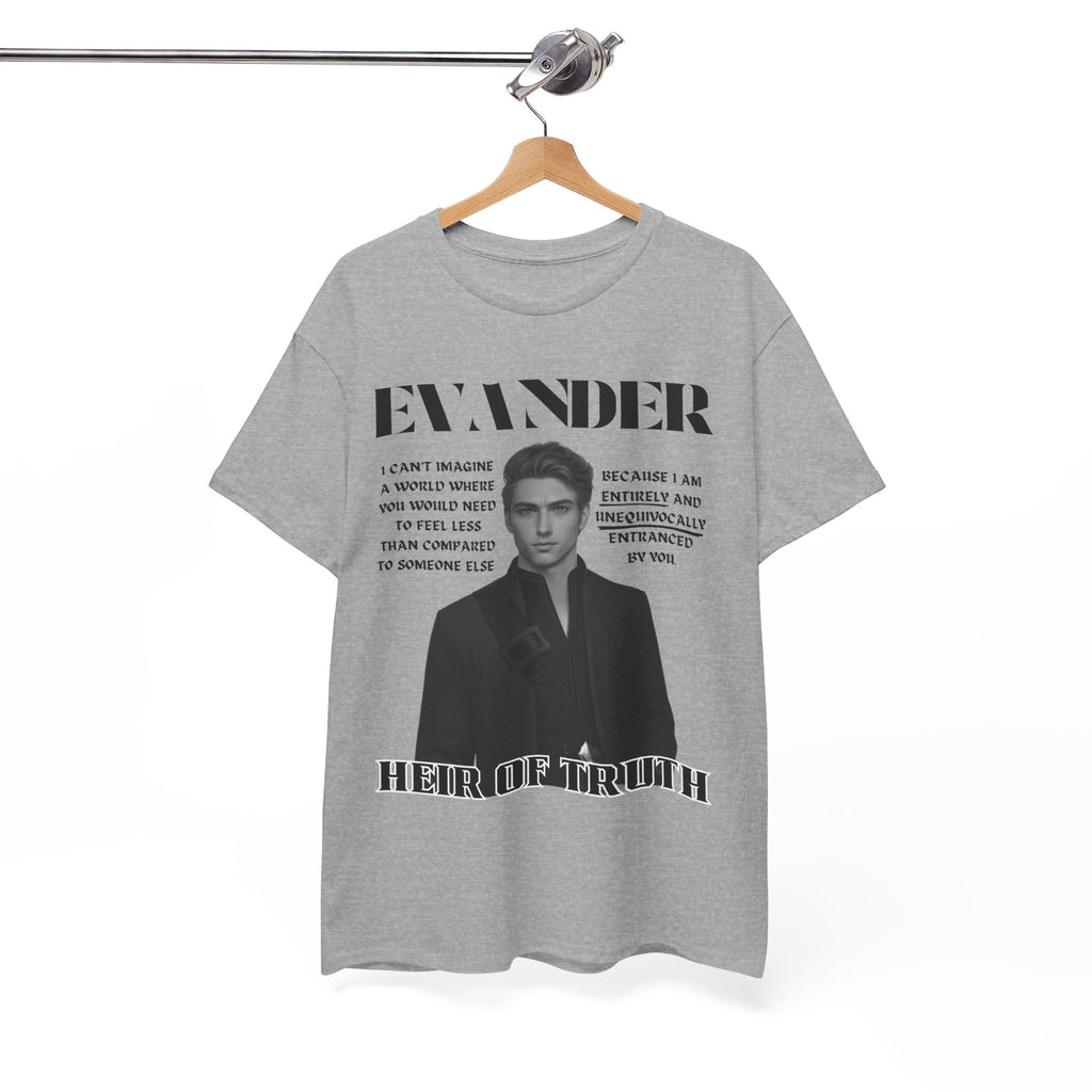 Evander - B&W Character Collection - Unisex Heavy Cotton Tee