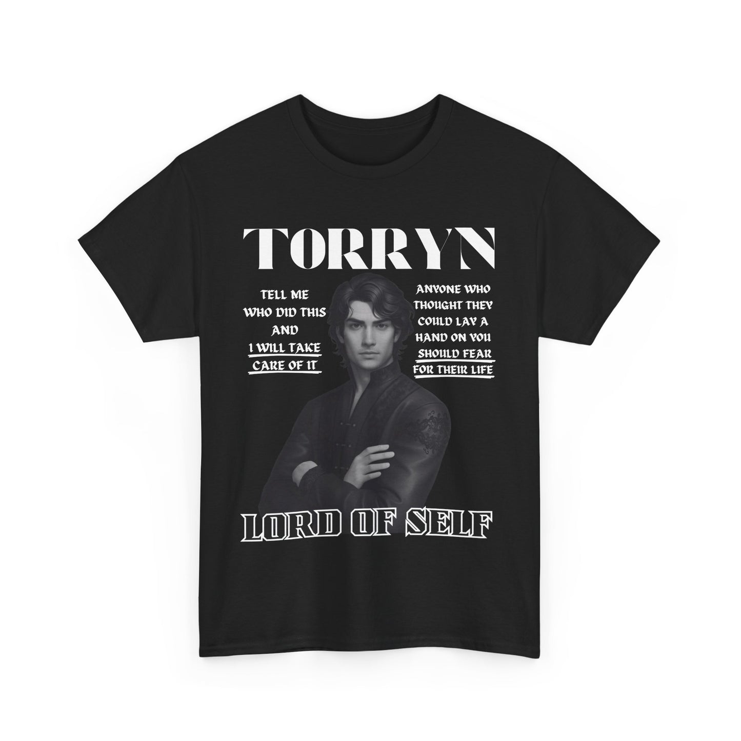 Torryn - B&W Character Collection - Unisex Heavy Cotton Tee